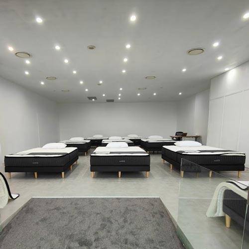 staffless mattress showroom